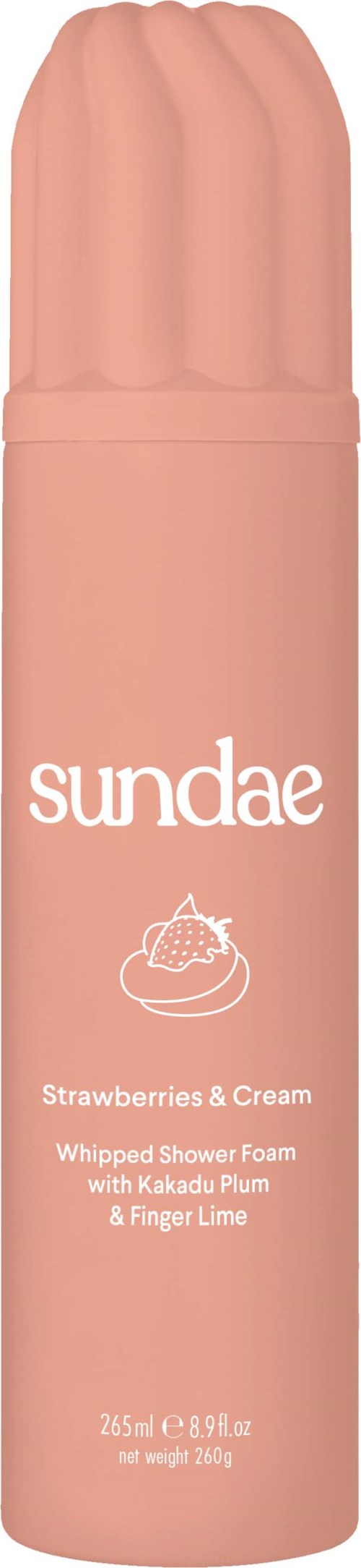 Sundae Strawberries & Cream Foaming Body Wash 265 ml