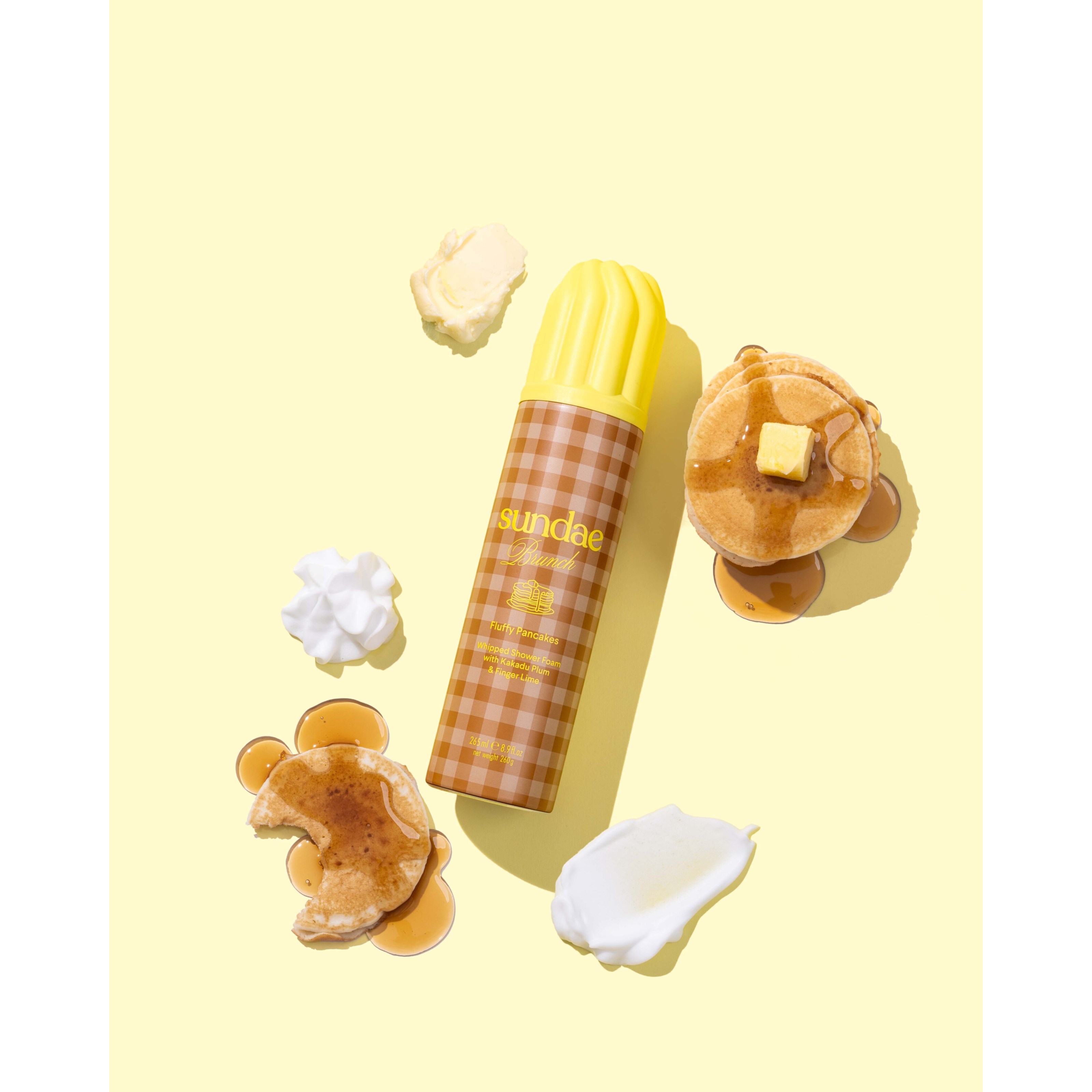 Sundae Fluffy Pancakes Whipped Shower Foam 260 ml (obrázok 3)