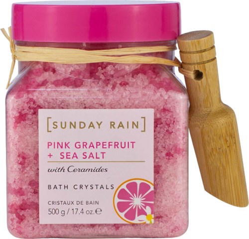Sunday Rain Bath Crystals Pink Grapefruit & Sea Salt 500 g