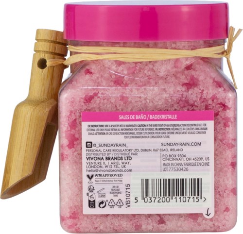 Sunday Rain Bath Crystals Pink Grapefruit & Sea Salt 500 g