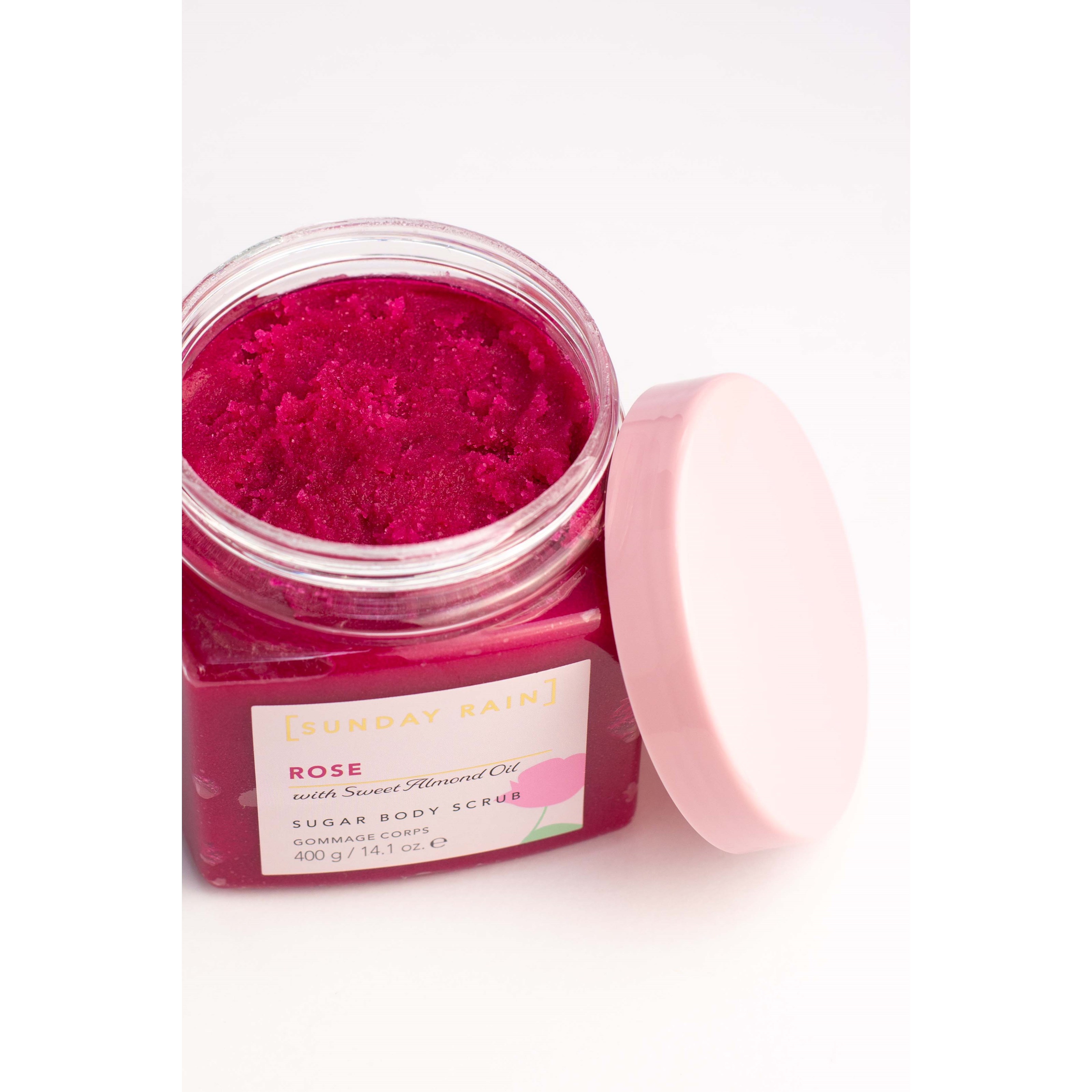 Sunday Rain Body Scrub Rose 400 g (zdjęcie 3)