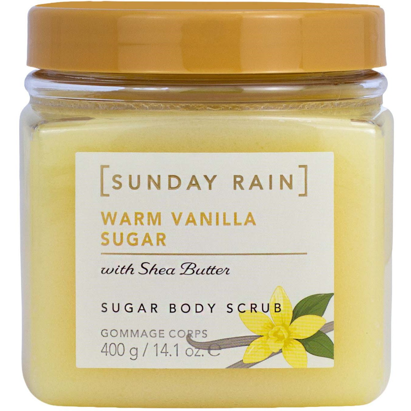 Sunday Rain Body Scrub Warm Vanilla Sugar 400 g