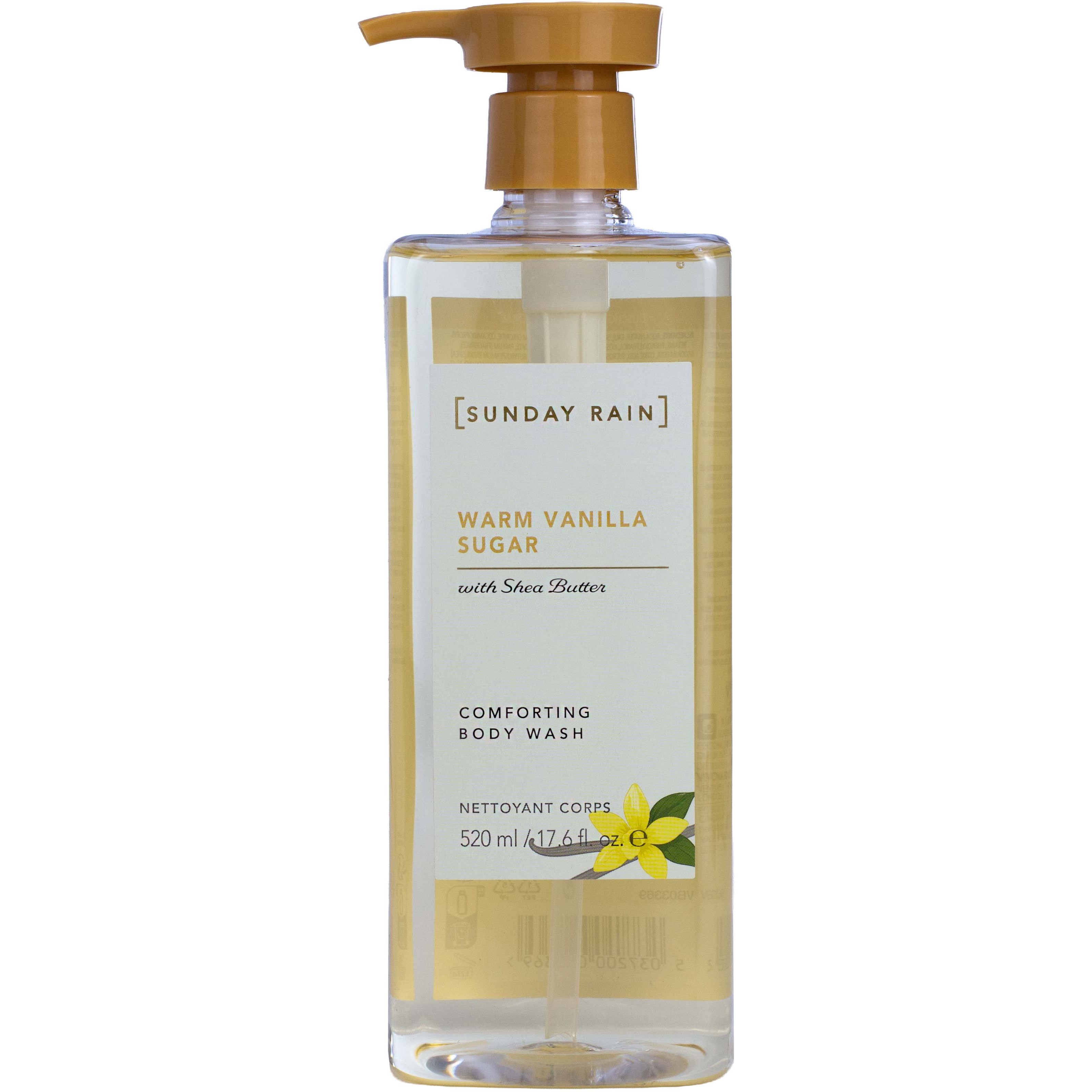 Sunday Rain Body Wash Warm Vanilla Sugar 520 ml