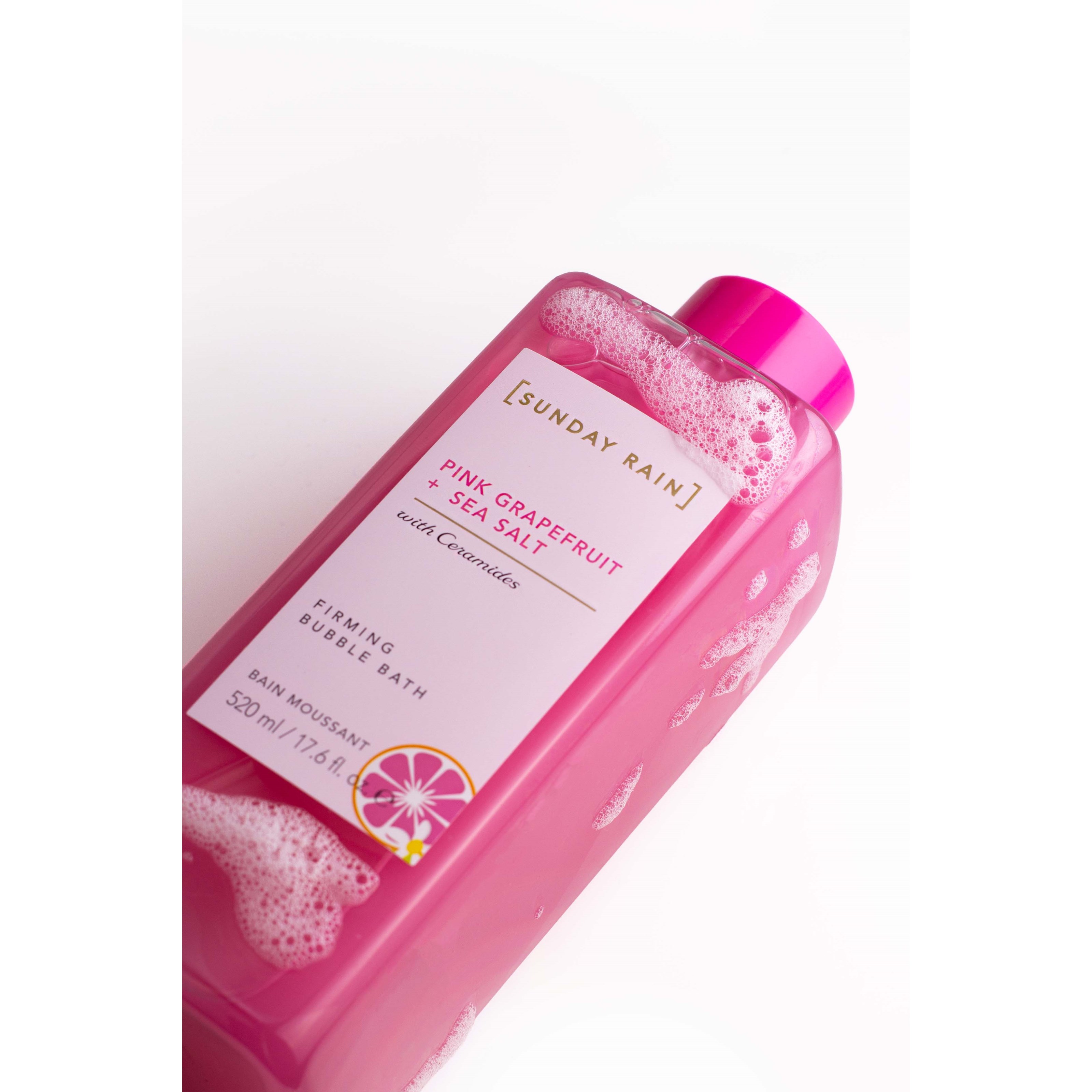 Sunday Rain Bubble Bath Pink Grapefruit & Sea Salt 520 ml (zdjęcie 3)