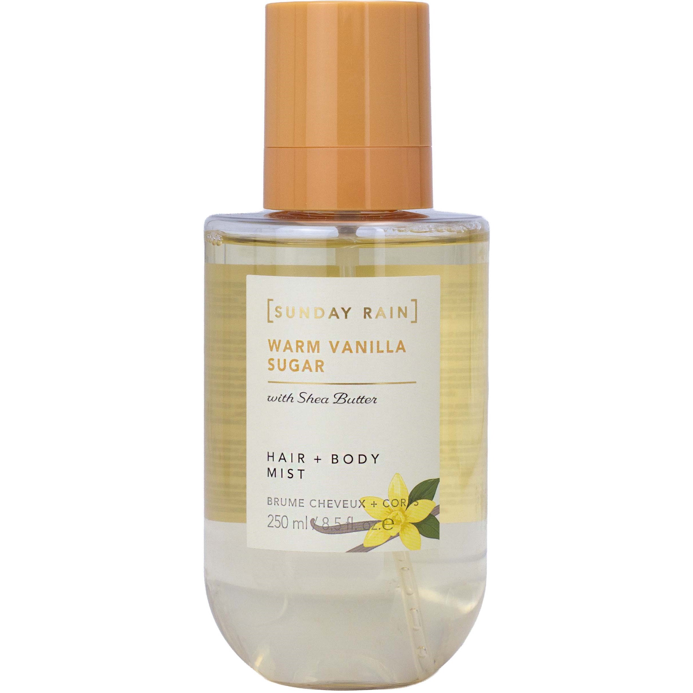 Sunday Rain Sunday Rain Hair + Body Mist Warm Vanilla Sugar 250 ml parfym