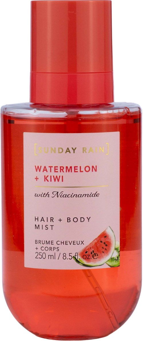 Sunday Rain Hair + Body Mist Watermelon & Kiwi 250 ml
