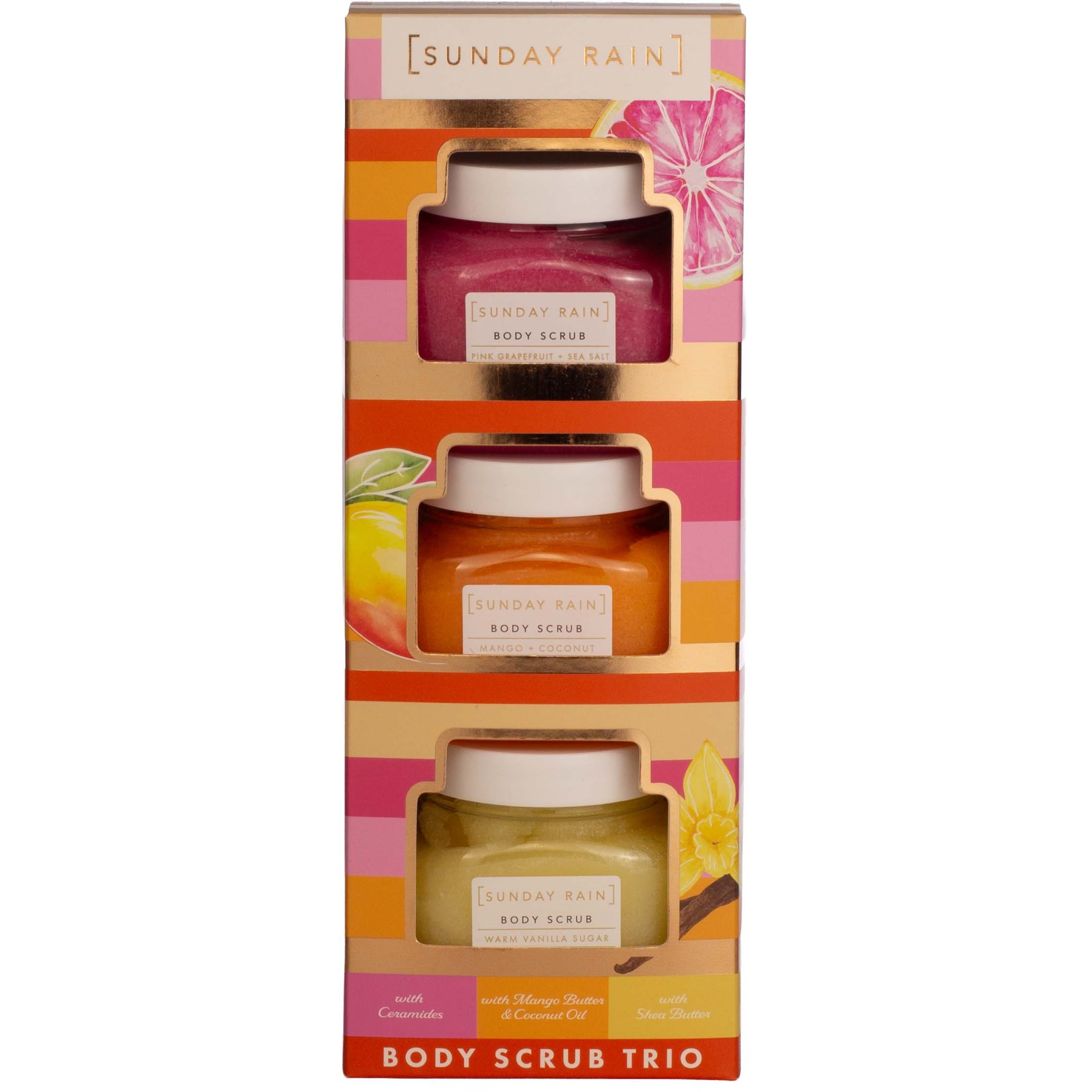 Sunday Rain Mini Scrub Trio