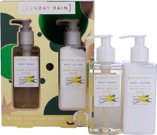 Sunday Rain Warm Vanilla Sugar Body Duo