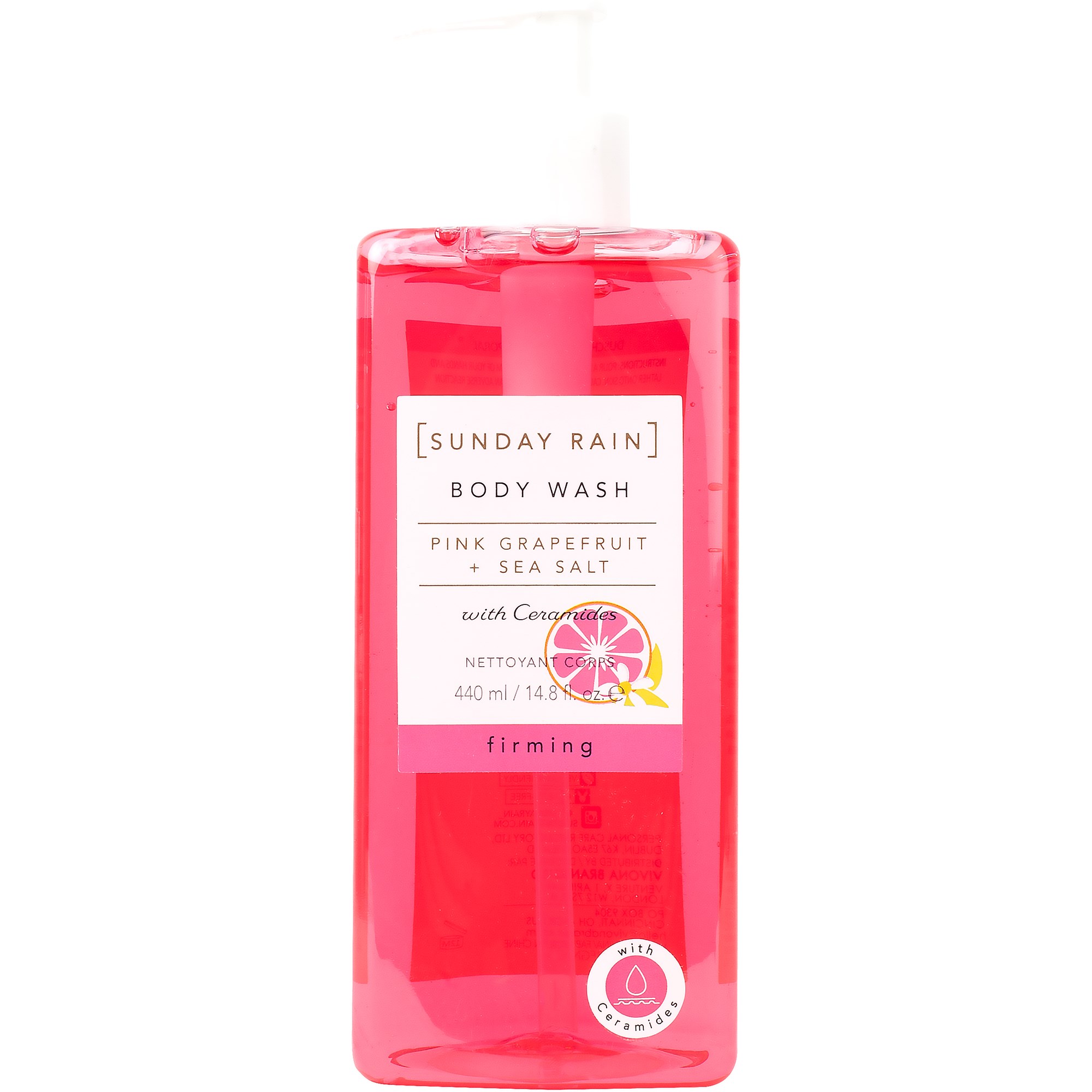 Sunday Rain Pink Grapefruit & Sea Salt Body Wash 450 ml billede