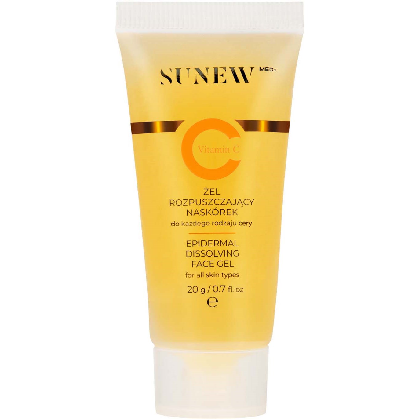 SUNEWMED+ Exfoliating Face Gel for dead skin removal - travel size - Eksfolierende peeling gel med C-vitamin 20 g