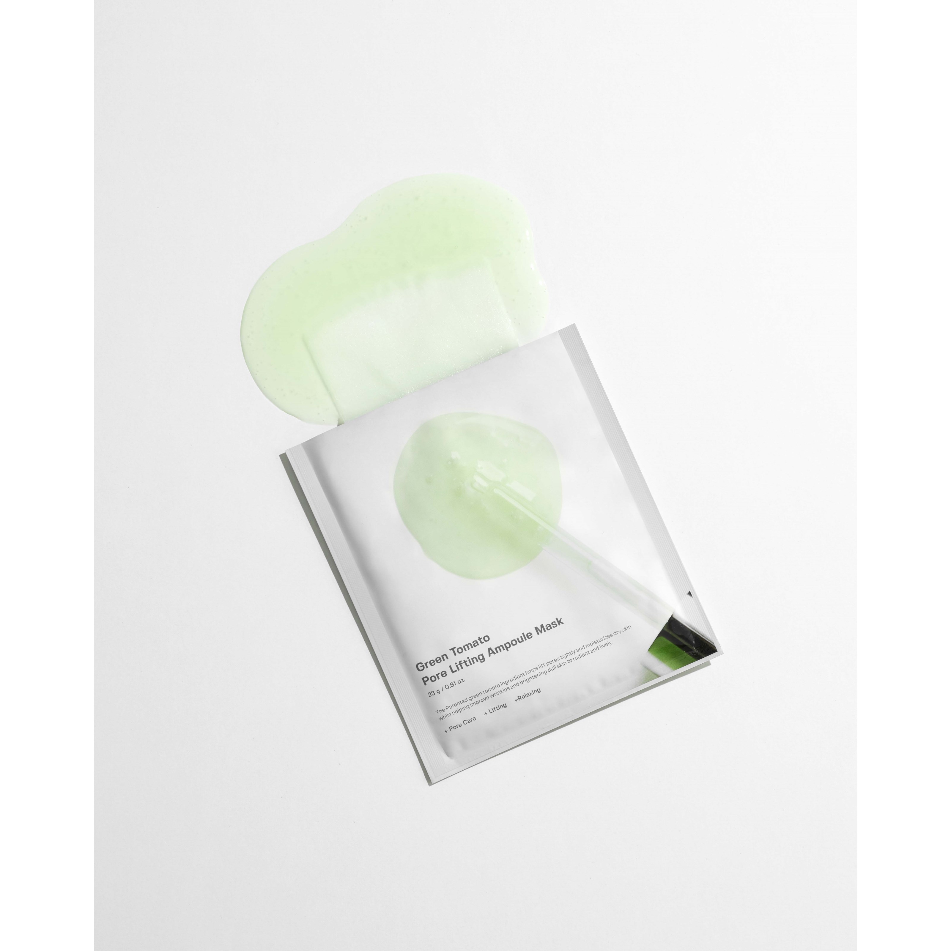 Sungboon Editor Green Tomato Pore Lifting Ampoule Mask 23 g (obrázok 3)