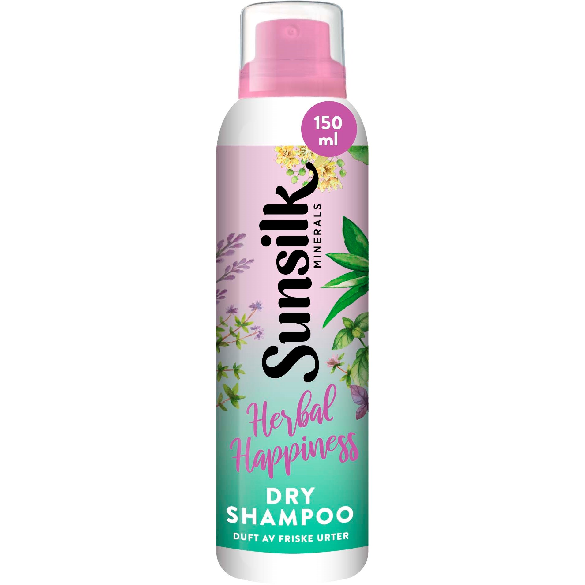 Bilde av Sunsilk Minerals Herbal Happiness Dry Shampoo 150 Ml