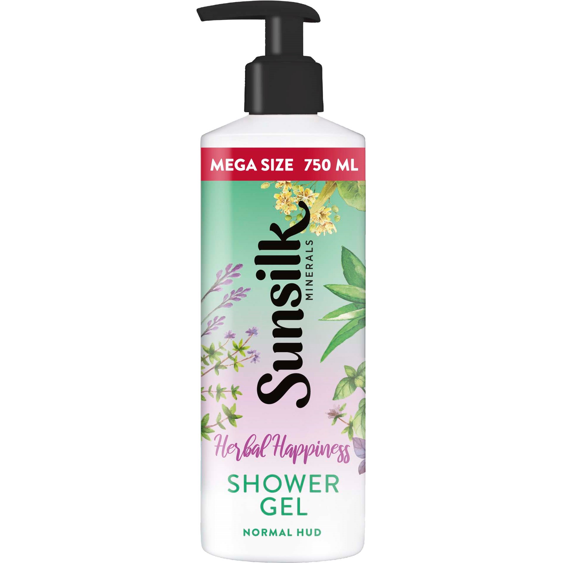 Sunsilk Shower Gel Herbal Happiness 750ml