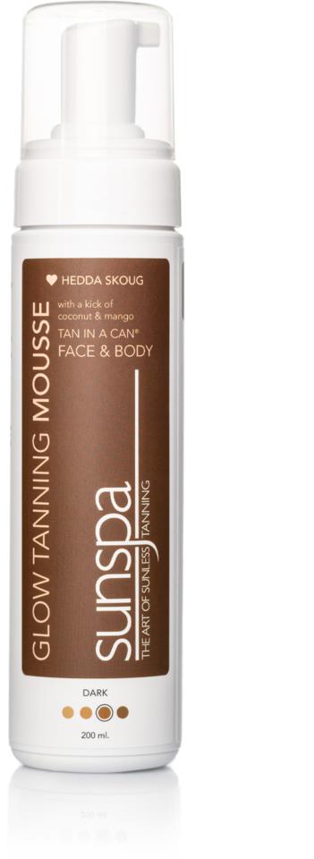 SunSpa x Hedda Skoug Glow Tanning Mousse Dark 200 ml