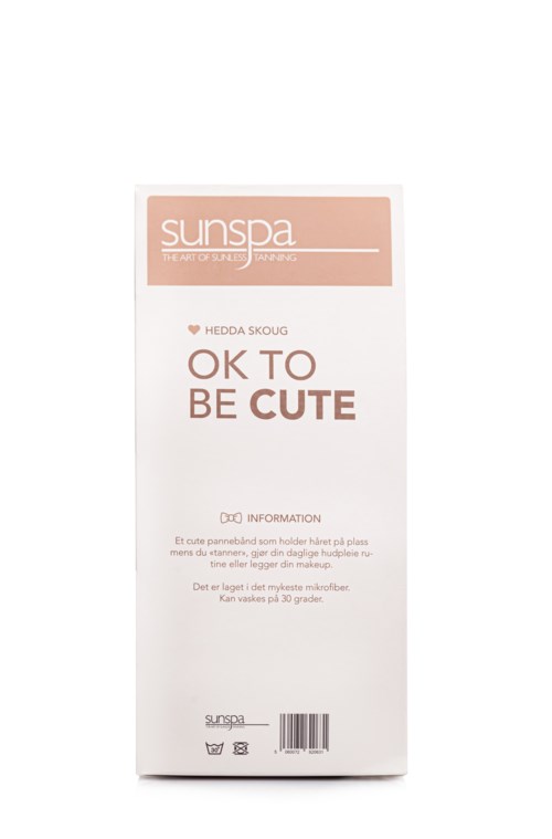 Sunspa Hedda Skoug X SunSpa OK To Be Cute Headband Beige