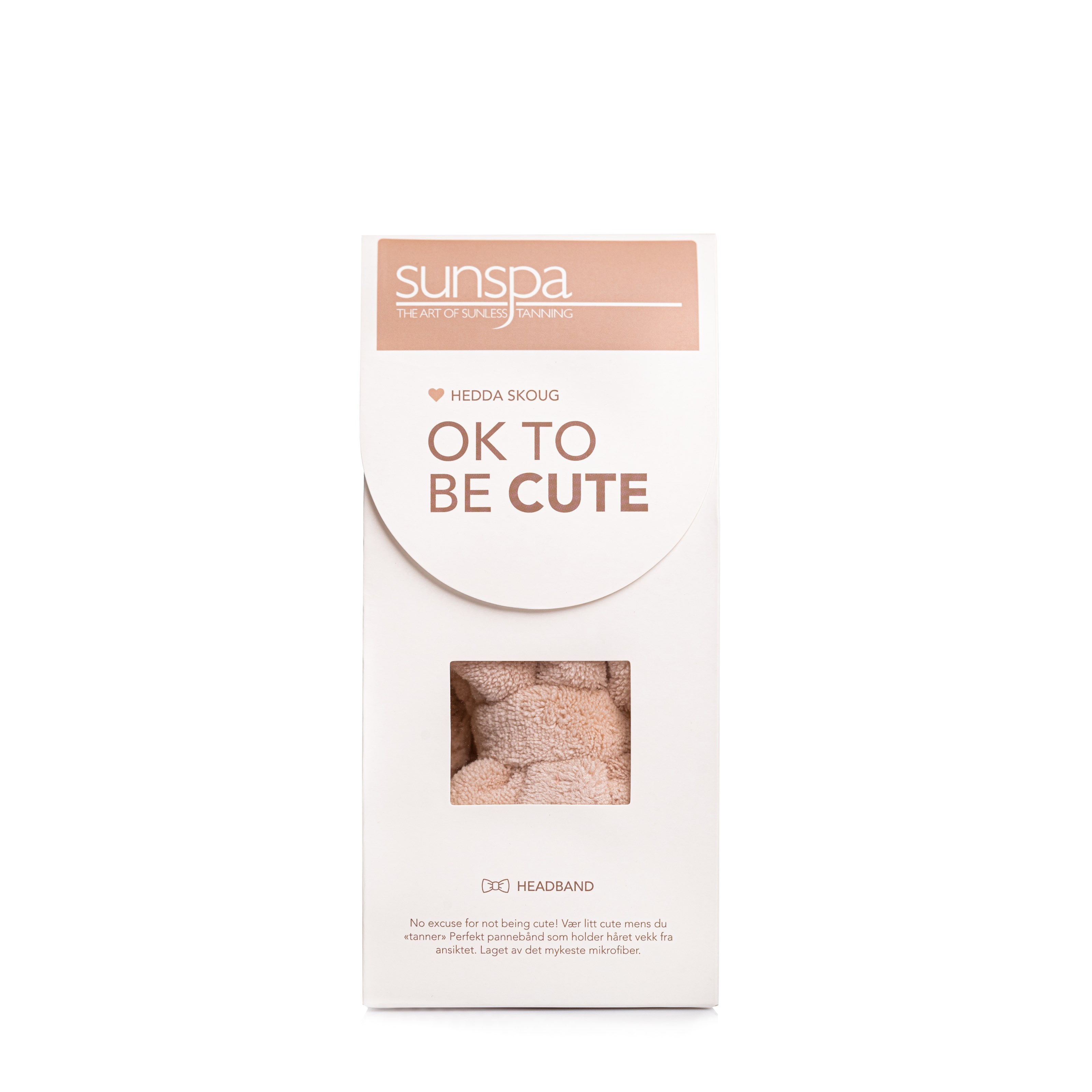 Sunspa Hedda Skoug X SunSpa OK To Be Cute Headband Beige (obrázok 4)
