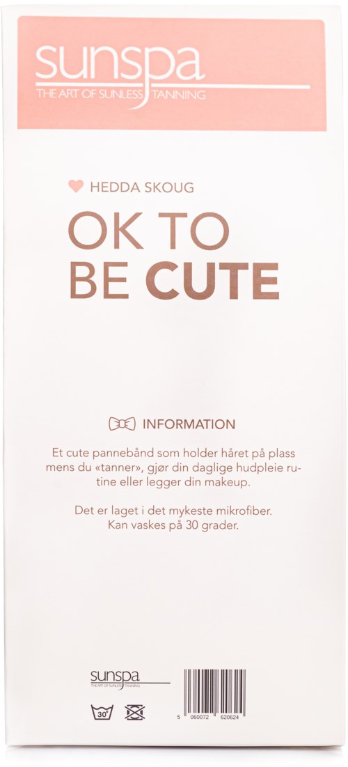 Sunspa Hedda Skoug X SunSpa OK To Be Cute Headband Rose