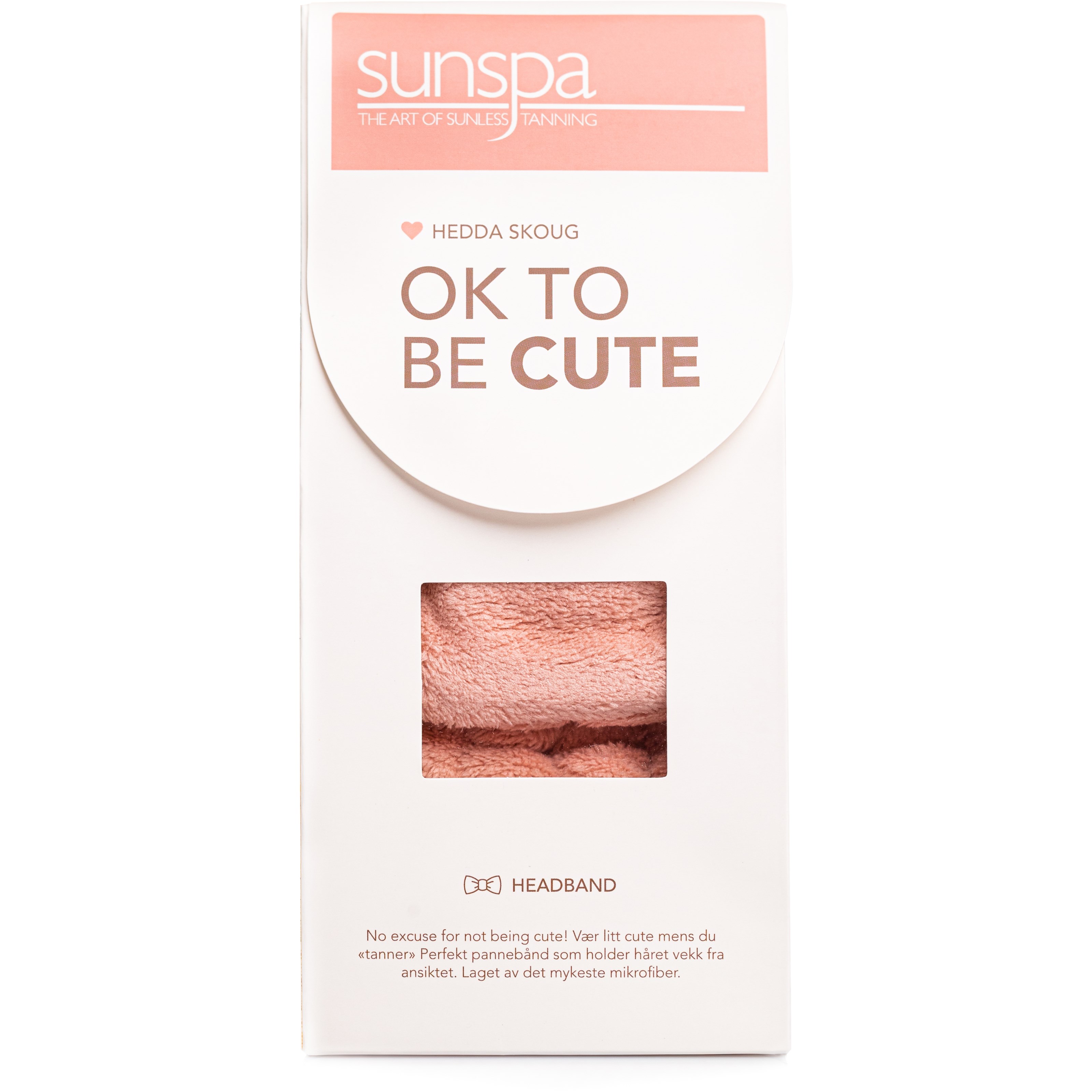 Sunspa Hedda Skoug X SunSpa OK To Be Cute Headband Rose (obrázok 4)