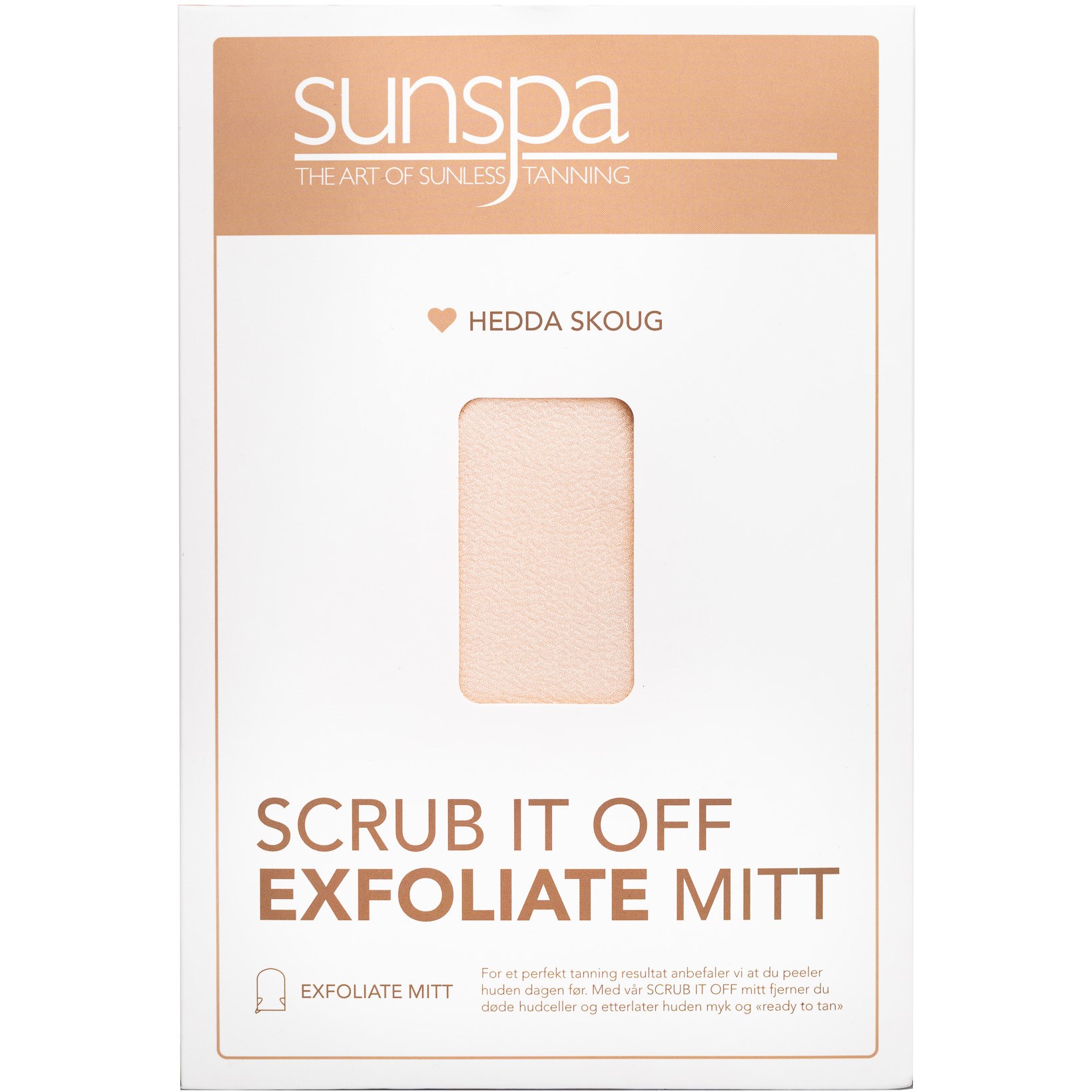 Sunspa Hedda Skoug X SunSpa Scrub It Off Exfoliate Mitt Cream (obrázok 3)