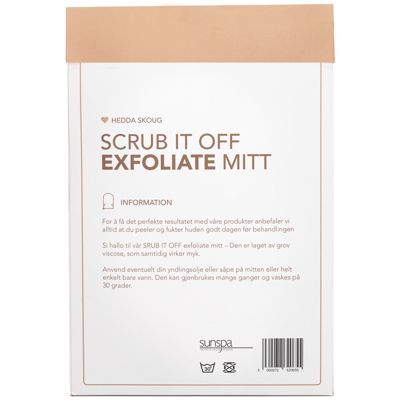 Sunspa Hedda Skoug X SunSpa Scrub It Off Exfoliate Mitt Cream (obrázok 4)