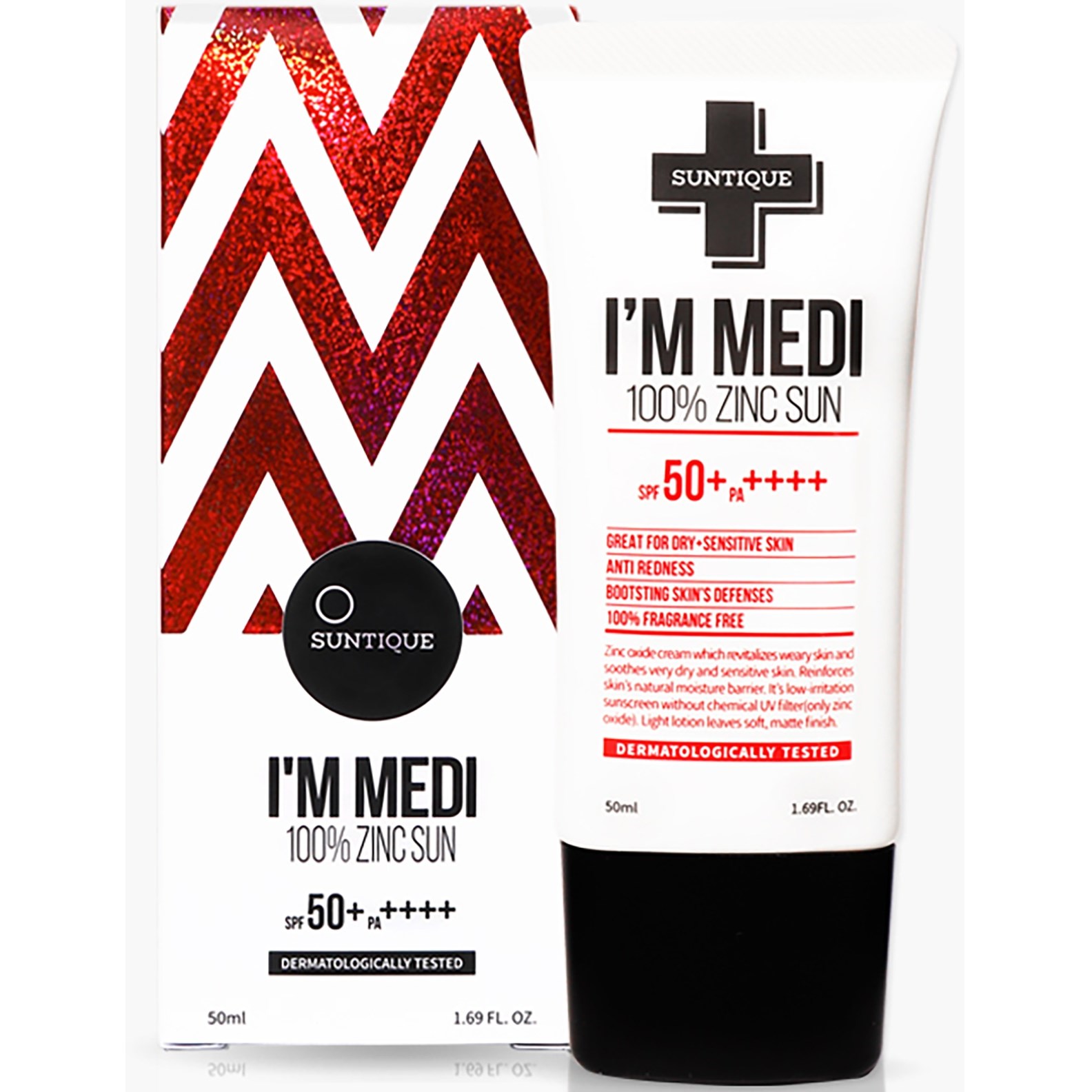 Suntique I'm Medi 100% Zinc Sun 50 ml billede