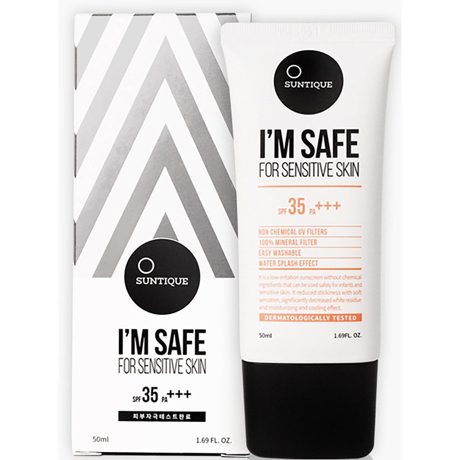 Suntique I'm Safe For Sensitive 50 ml billede