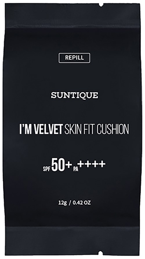 Zwarte verpakking met witte tekst over zonbescherming SPF 50+ en huidbescherming. bevat 12g.
