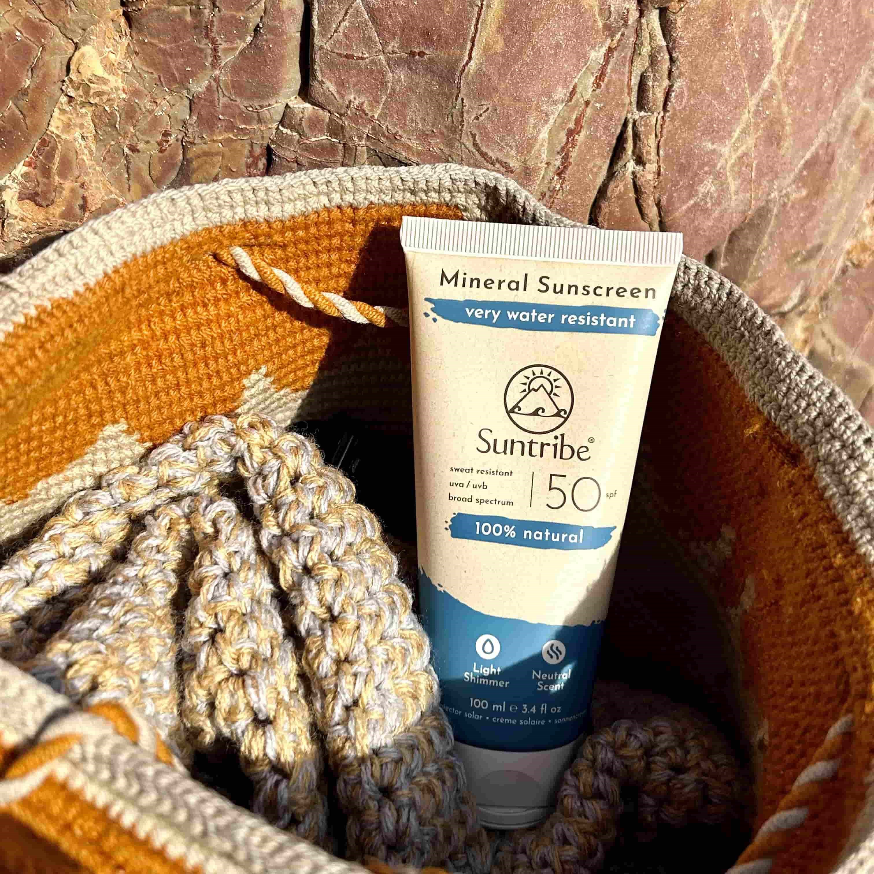 Suntribe Active Natural Mineral Sunscreen SPF 50 100 ml (obrázok 10)