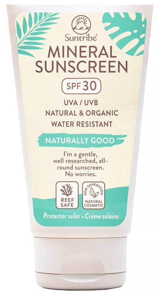 Suntribe All Natural Mineral BODY & FACE Sunscreen SPF 30 100ml