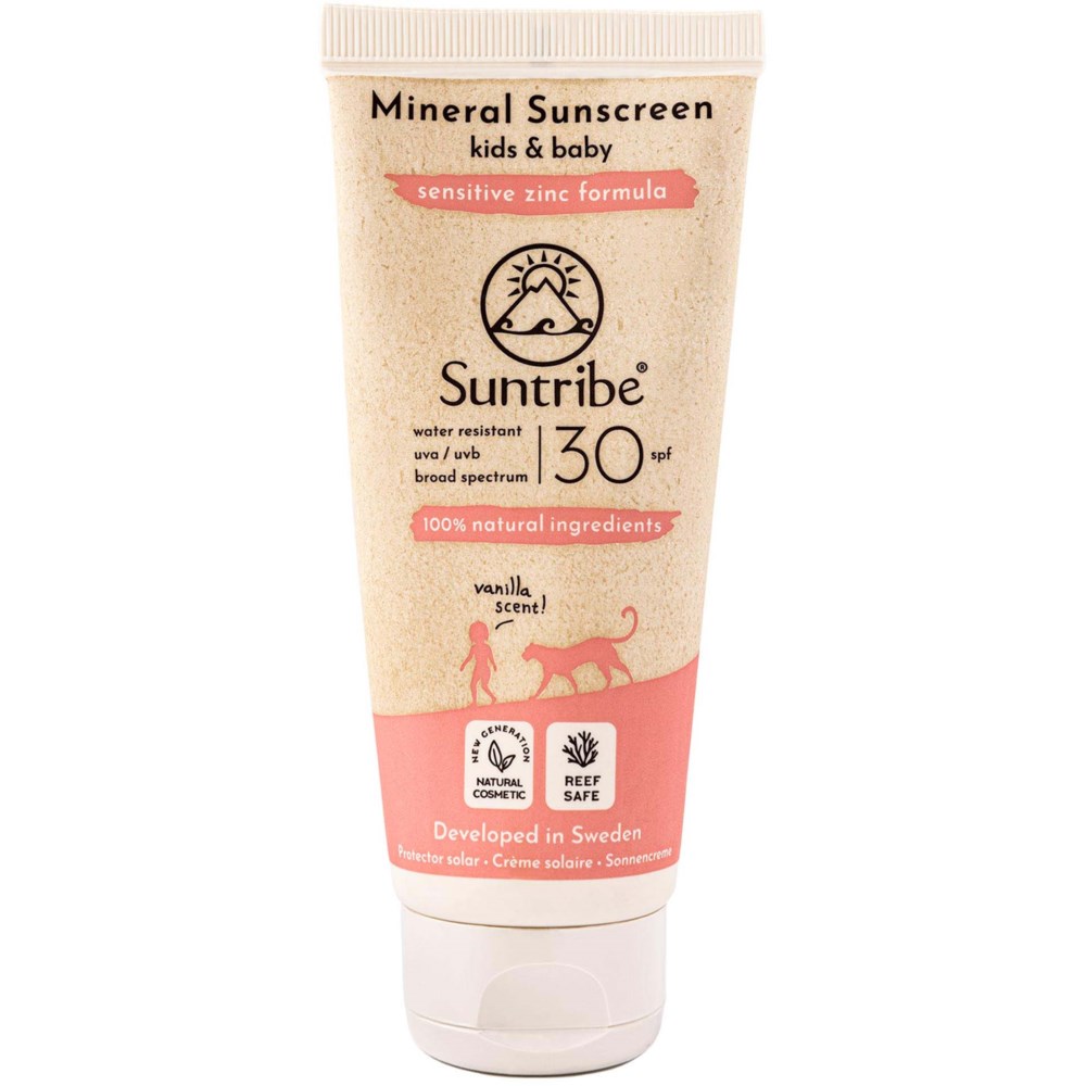 Suntribe Suntribe Sun Care Suntribe All Natural Mineral Kids Vanilla Sunscreen Spf 30