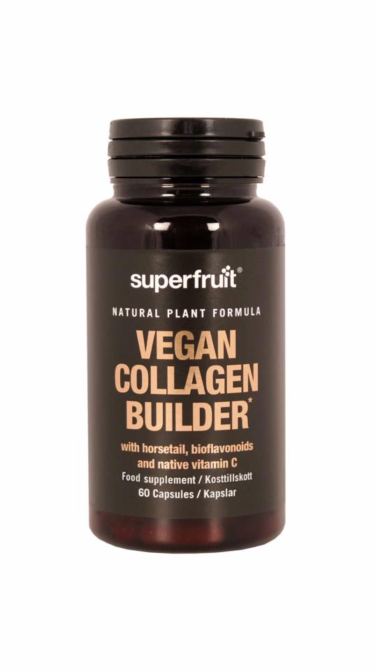 Superfruit Natural Plant Formula Vegan Collagen Builder 60 vegan kapslar
