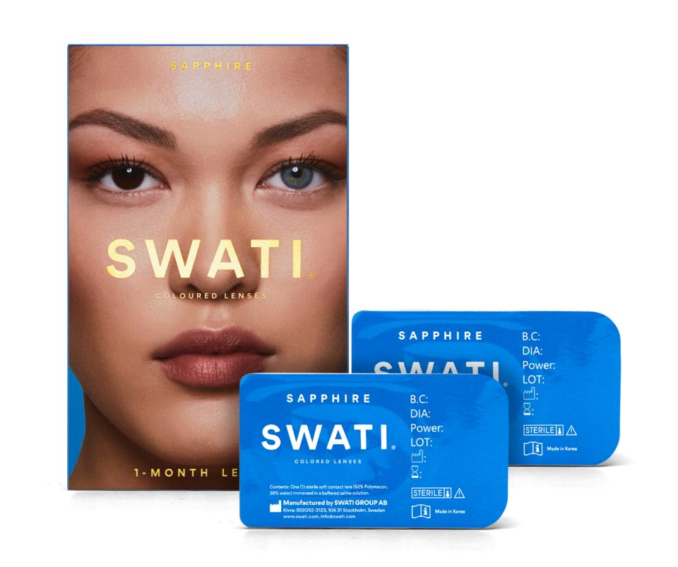 SWATI Cosmetics 1 Month Lenses Sapphire
