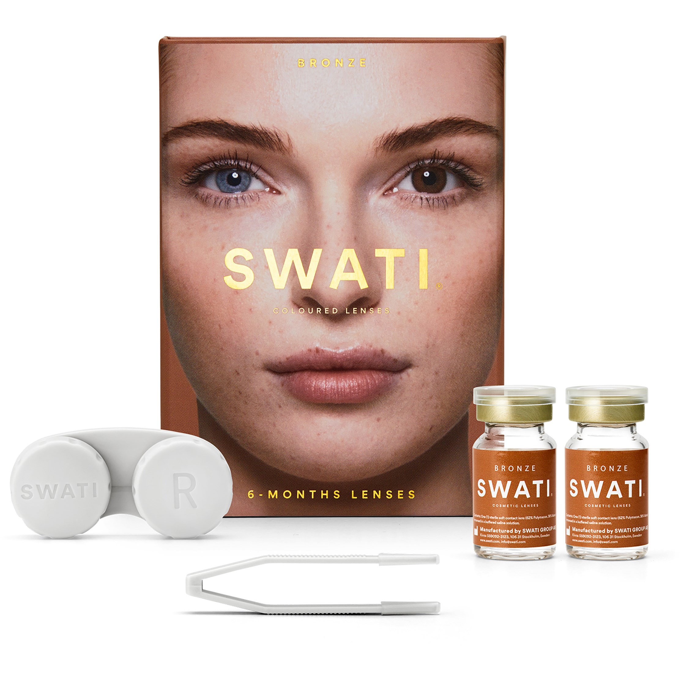 SWATI Cosmetics 6 Month Lenses Bronze