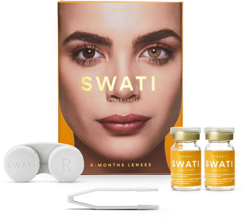 SWATI Cosmetic Lenses Natural colours Honey
