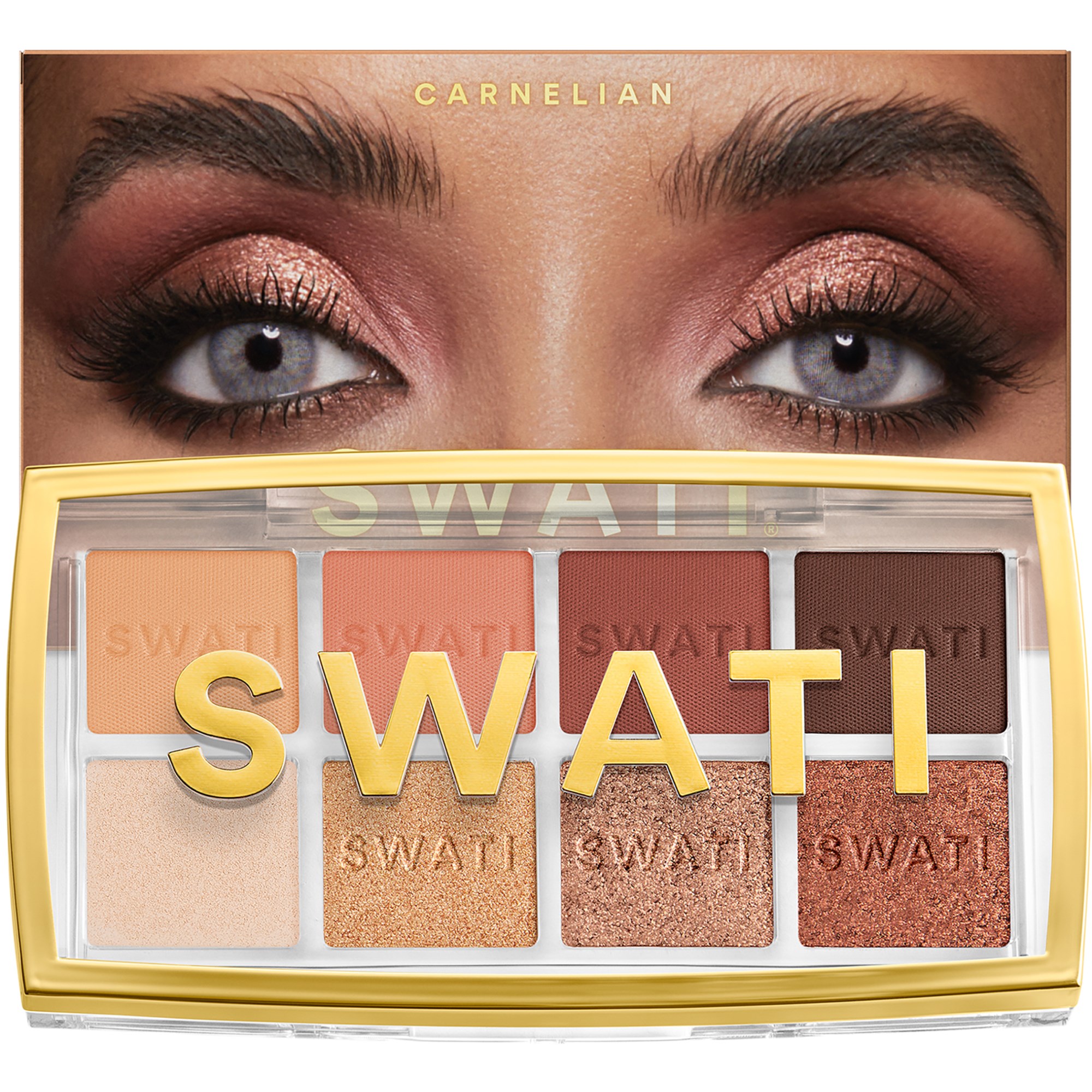 Läs mer om SWATI Cosmetics Eye shadow palette CARNELIAN