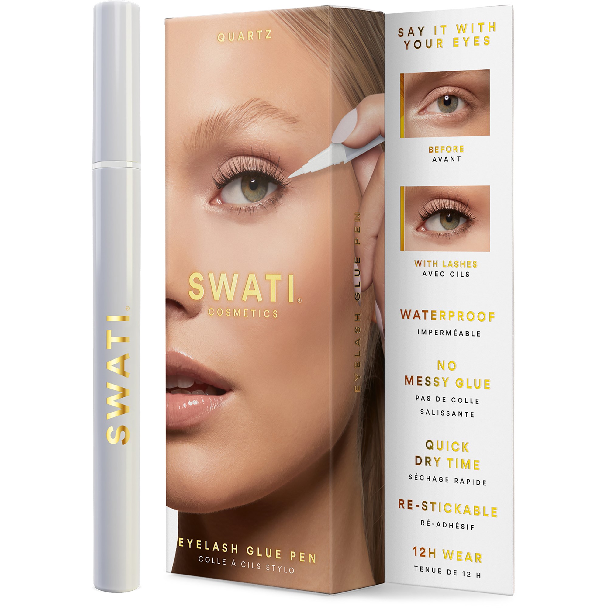 Läs mer om SWATI Cosmetics Eyelash Glue Pen Quartz