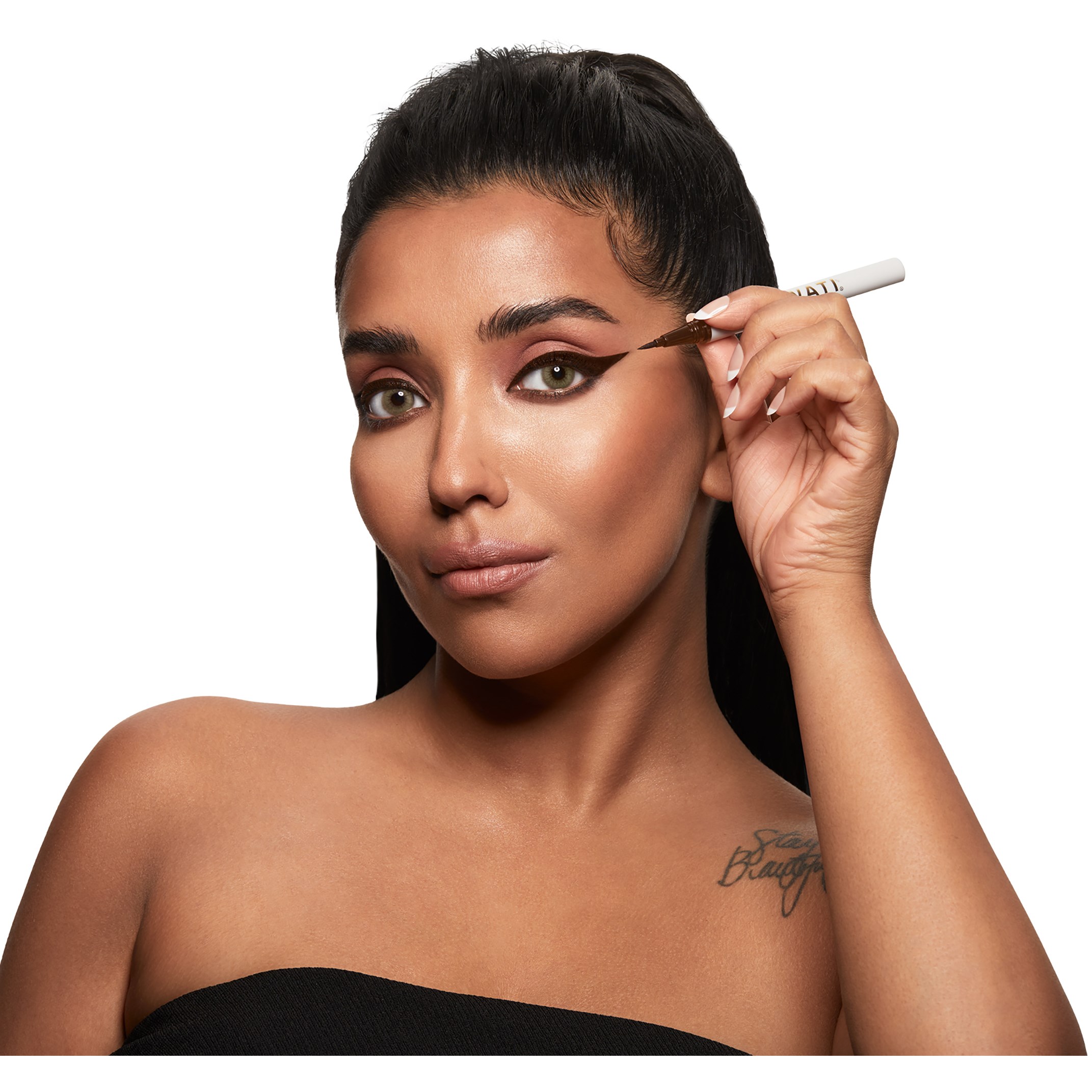 SWATI Cosmetics Lash Adhesive Liquid Eyeliner Brown (obrázok 5)