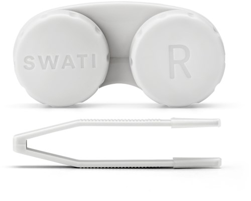 SWATI Cosmetics Lens Case & Tweezers