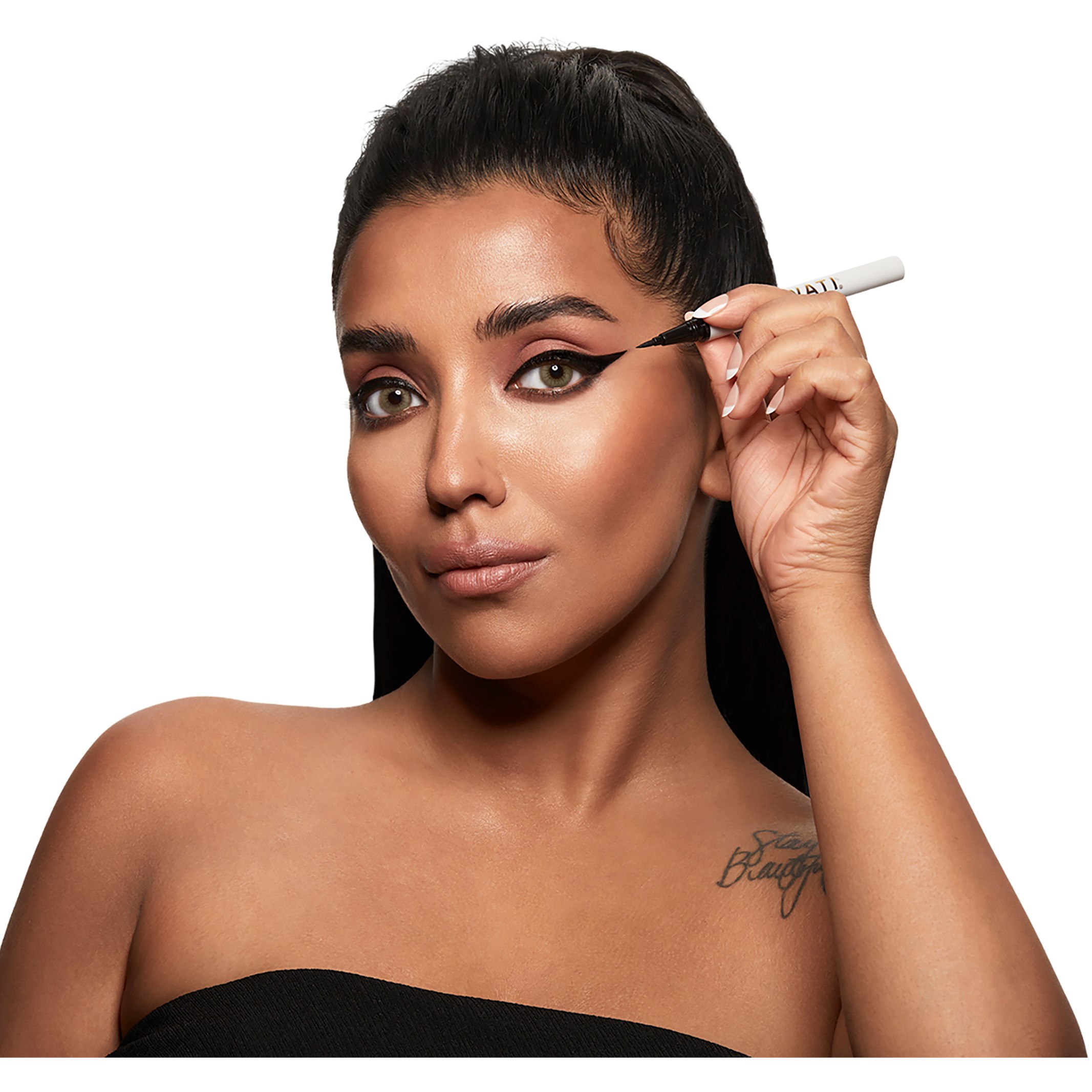 SWATI Cosmetics Lash Adhesive Liquid Eyeliner Black (obrázok 7)
