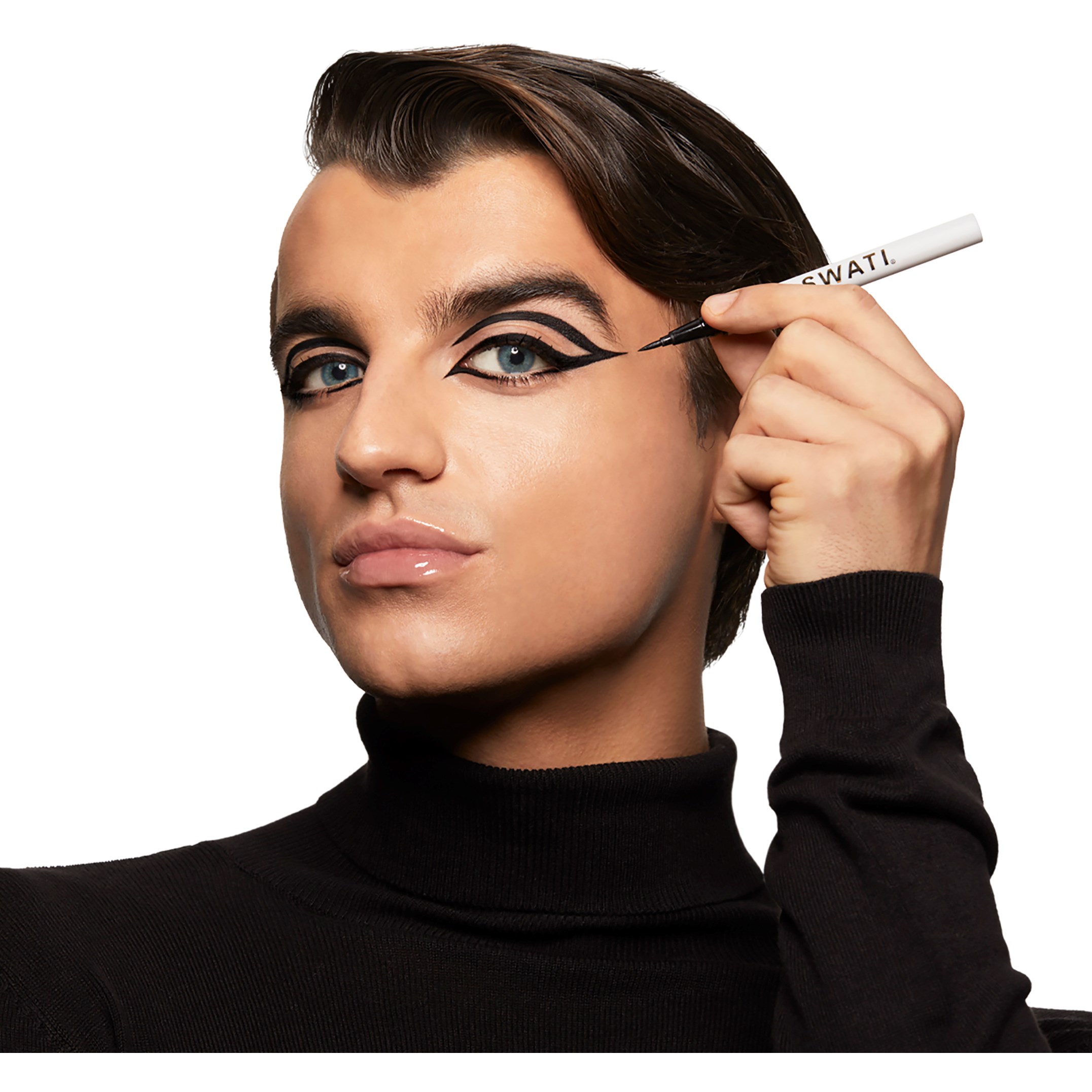 SWATI Cosmetics Lash Adhesive Liquid Eyeliner Black (obrázok 10)