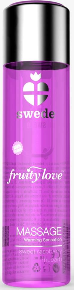 Swede Fruity Love Massage Sweet Raspberry Rhubarb 120ml
