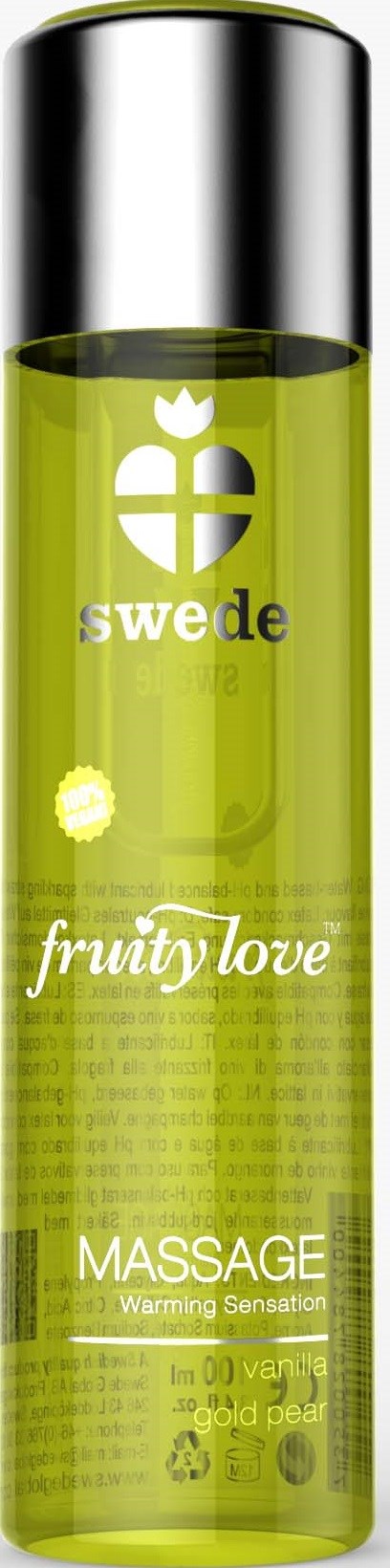 Swede Fruity Love Massage Vanilla Gold Pear 120 ml