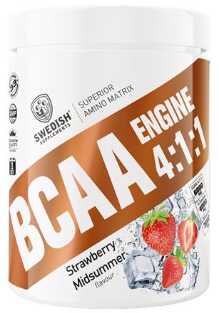 Swedish Supplements Bcaa Engine - Strawberry Midsummer 400g