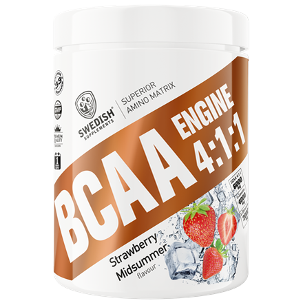 Swedish Supplements Bcaa Engine - Strawberry Midsummer 400 g