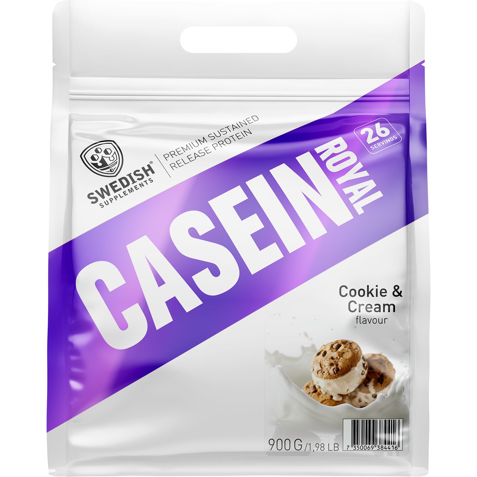 Swedish Supplements Casein Royal – Cookies & Cream 900 g