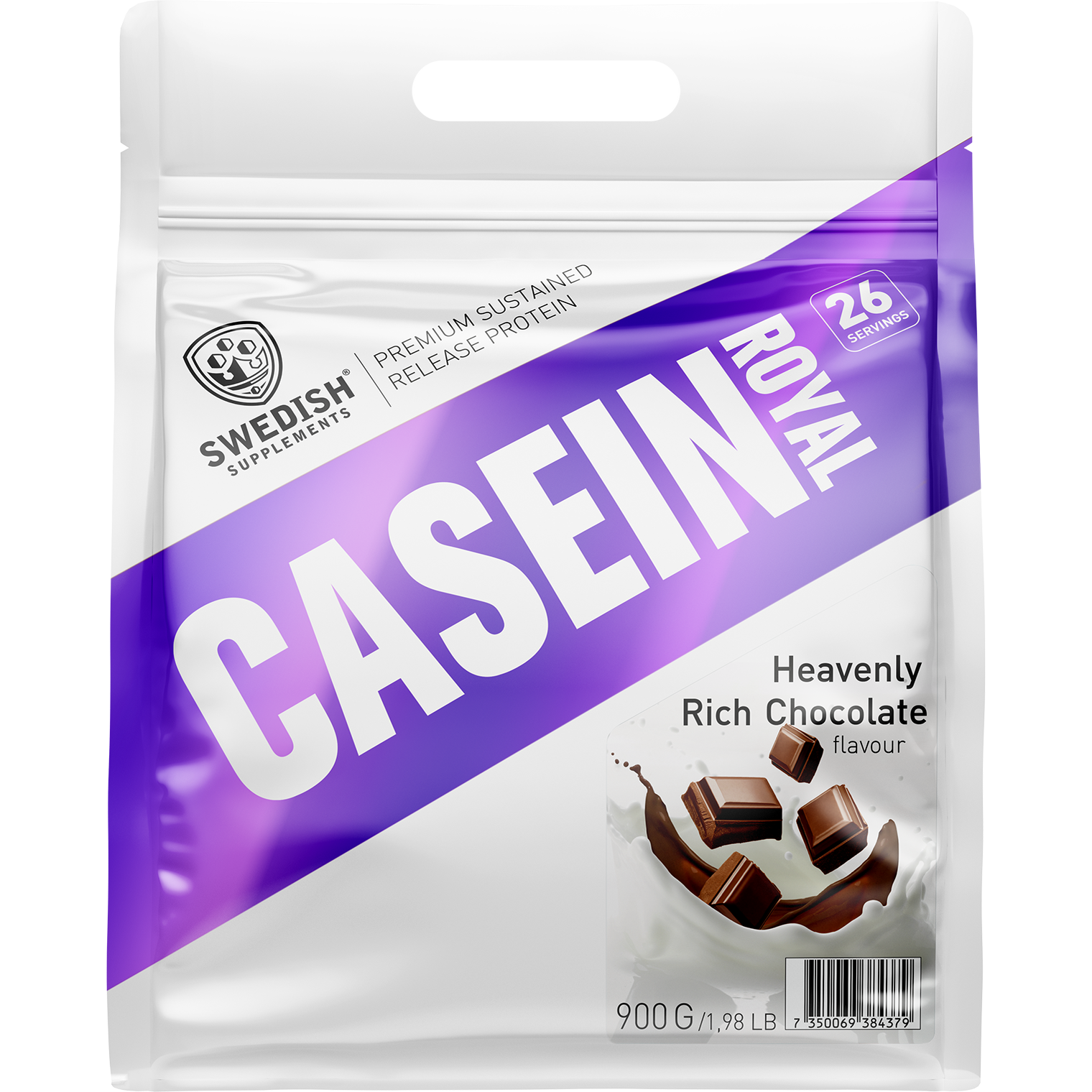 Swedish Supplements Casein Royal – Heavenly Rich Chocolate 900 g