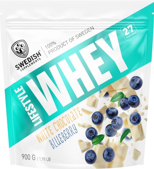 Swedish Supplements Lifestyle Whey White Chocolate Blueberry 900 g