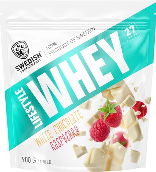 Swedish Supplements Lifestyle Whey White Chocolate Raspberry 900 g
