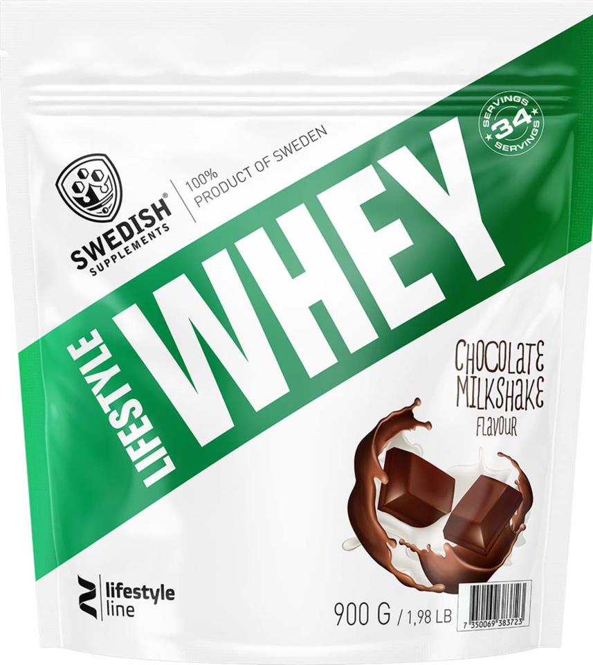 Swedish Supplements Lifestyle Whey  Chocolate Milkshake 900 ml