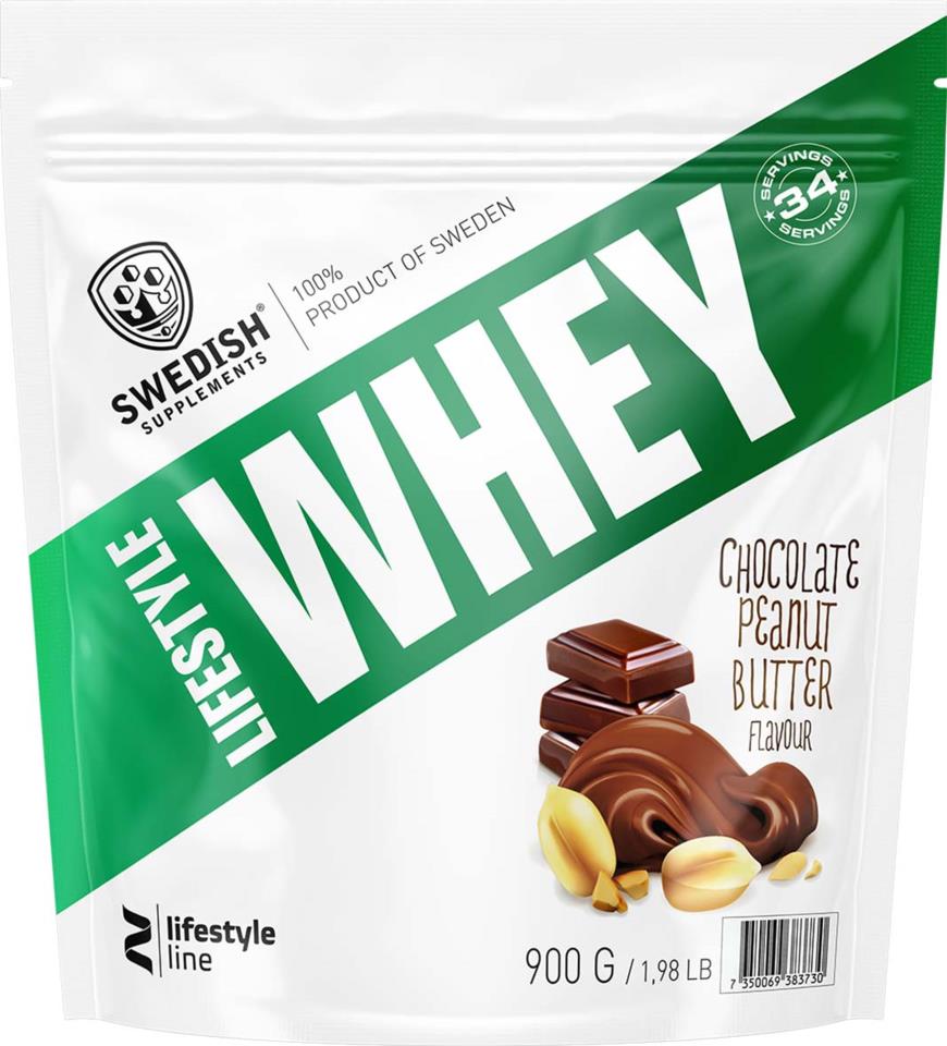 Swedish Supplements Lifestyle Whey  Chocolate Peanutbutter 900 ml